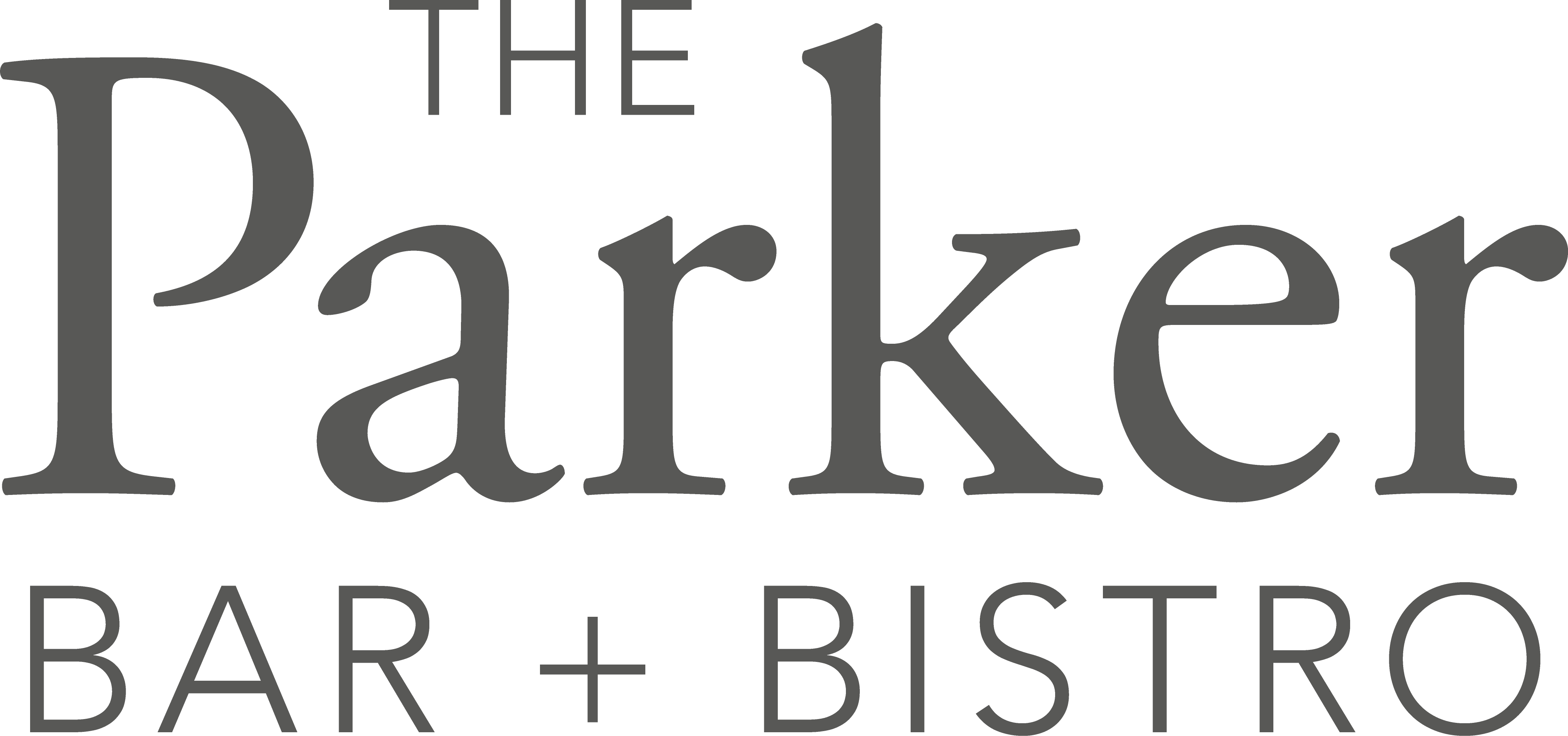 The Parker Bar + Bistro Final Logo, Gray