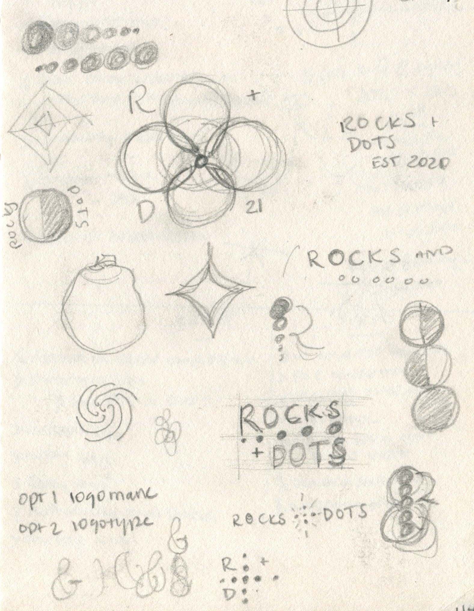 Rocks & Dots Sketches