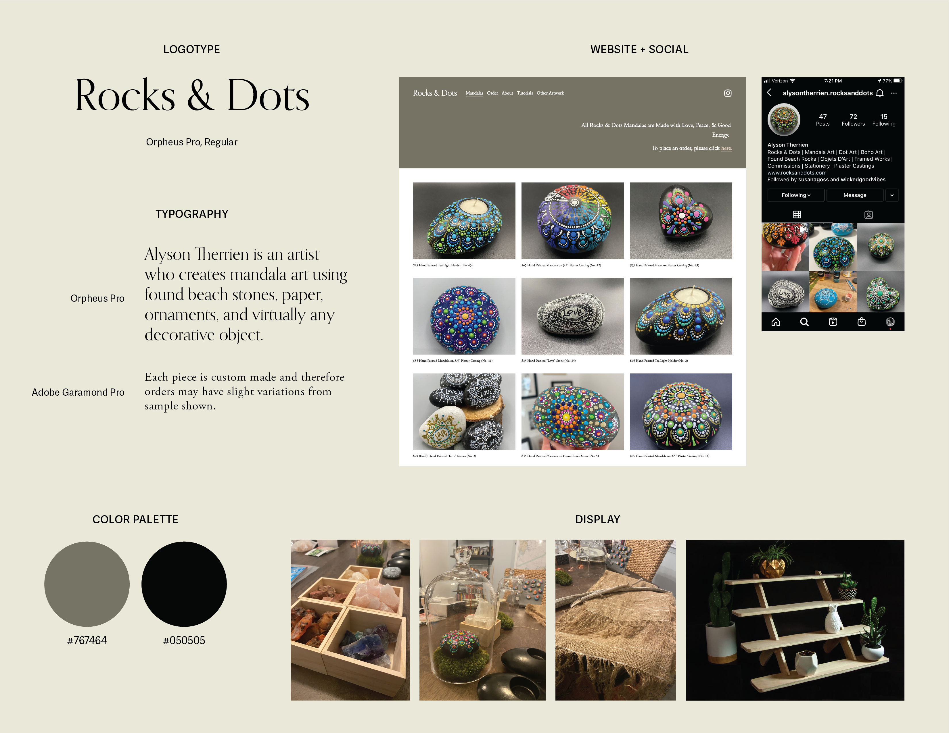 Rocks & Dots Existing Brand